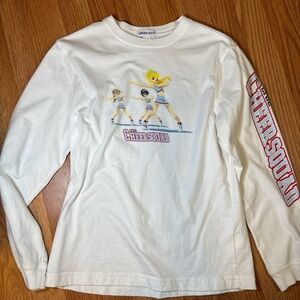 Limited Too White Cheerleader Graphic Tee